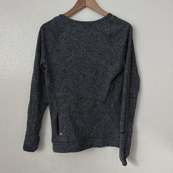 Lululemon 10 Cypress Kiss Long Sleeve in Fusion Jacquard Black Violet Viola - Picture 10 of 11